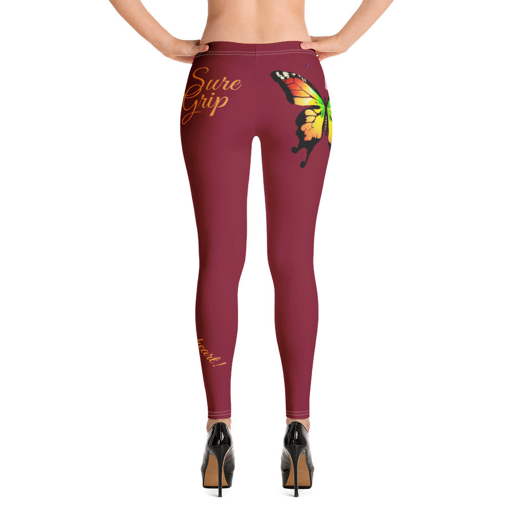 BURGUNDY TAURUS LEGGINGS NINAH 13