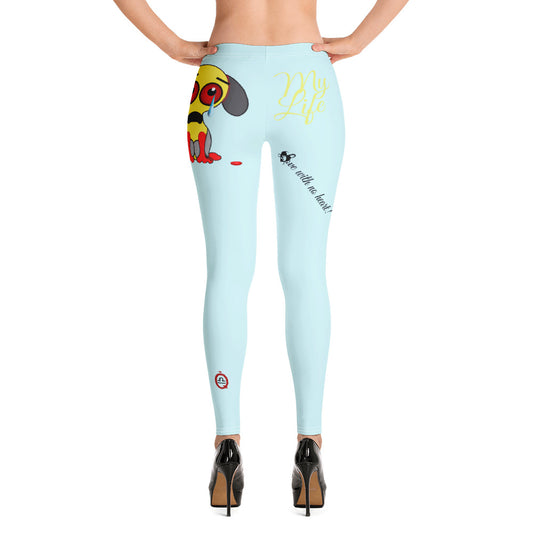 LIGHT CYAN LIBRA LEGGINGS NINAH 10