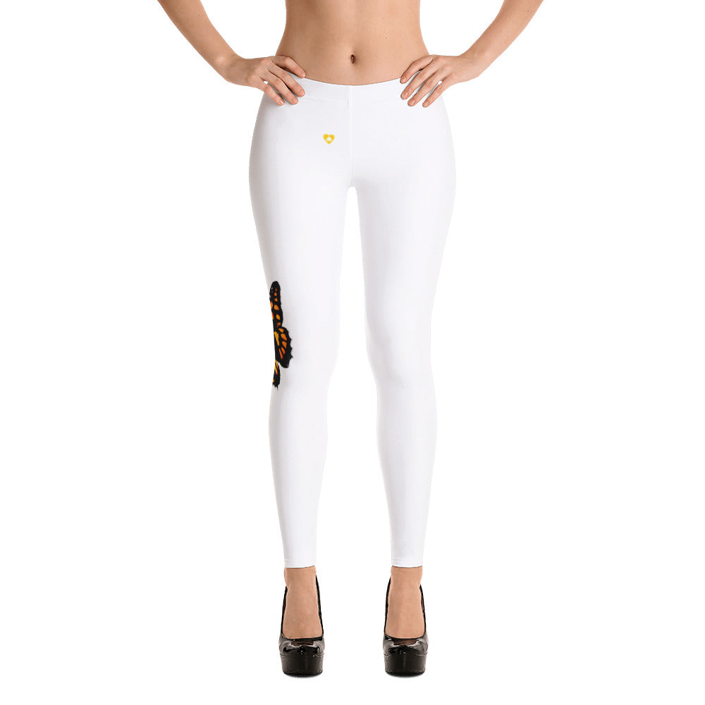 WHITE CANCER LEGGINGS NINAH 12