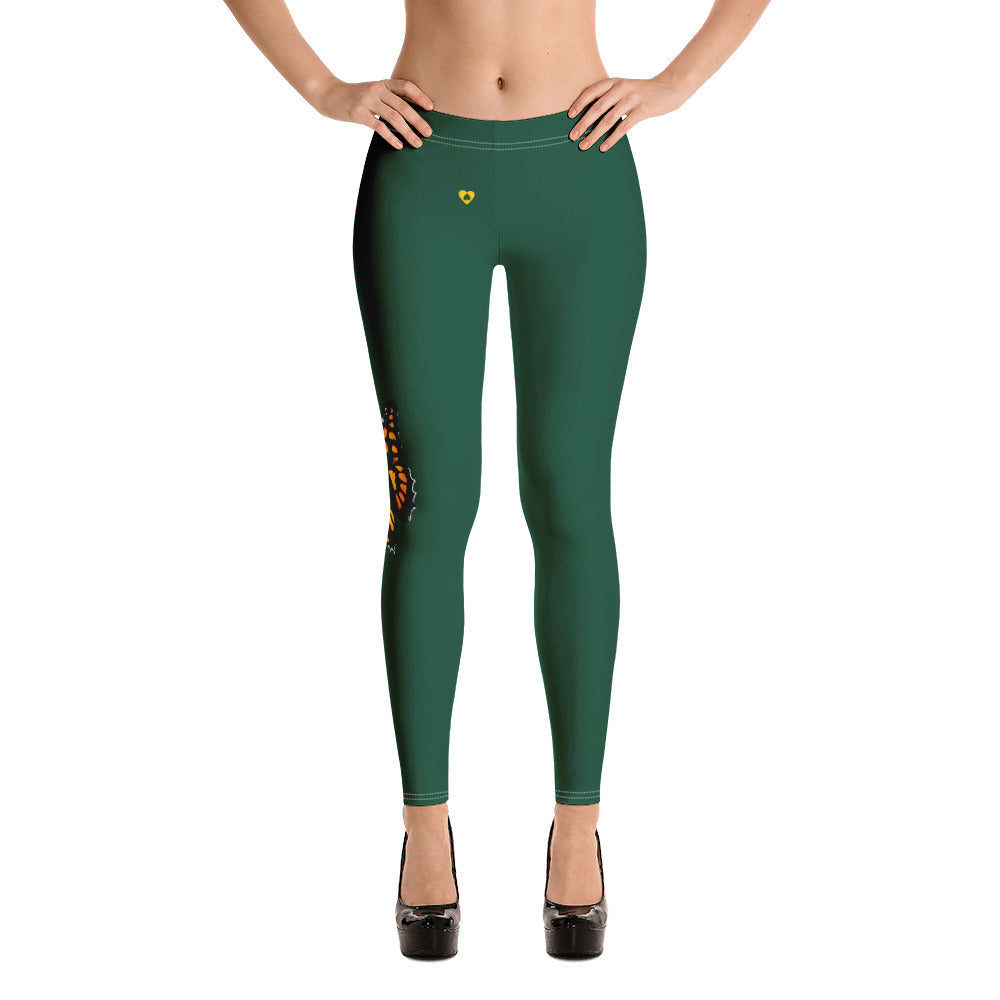 BRITISH RACING GREEN CANCER LEGGINGS NINAH 12