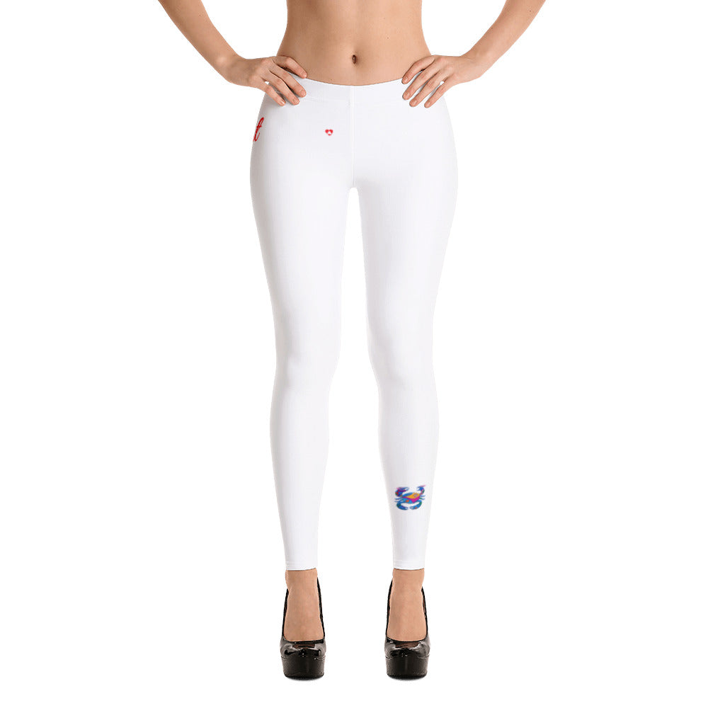 WHITE CANCER LEGGINGS NINAH 15