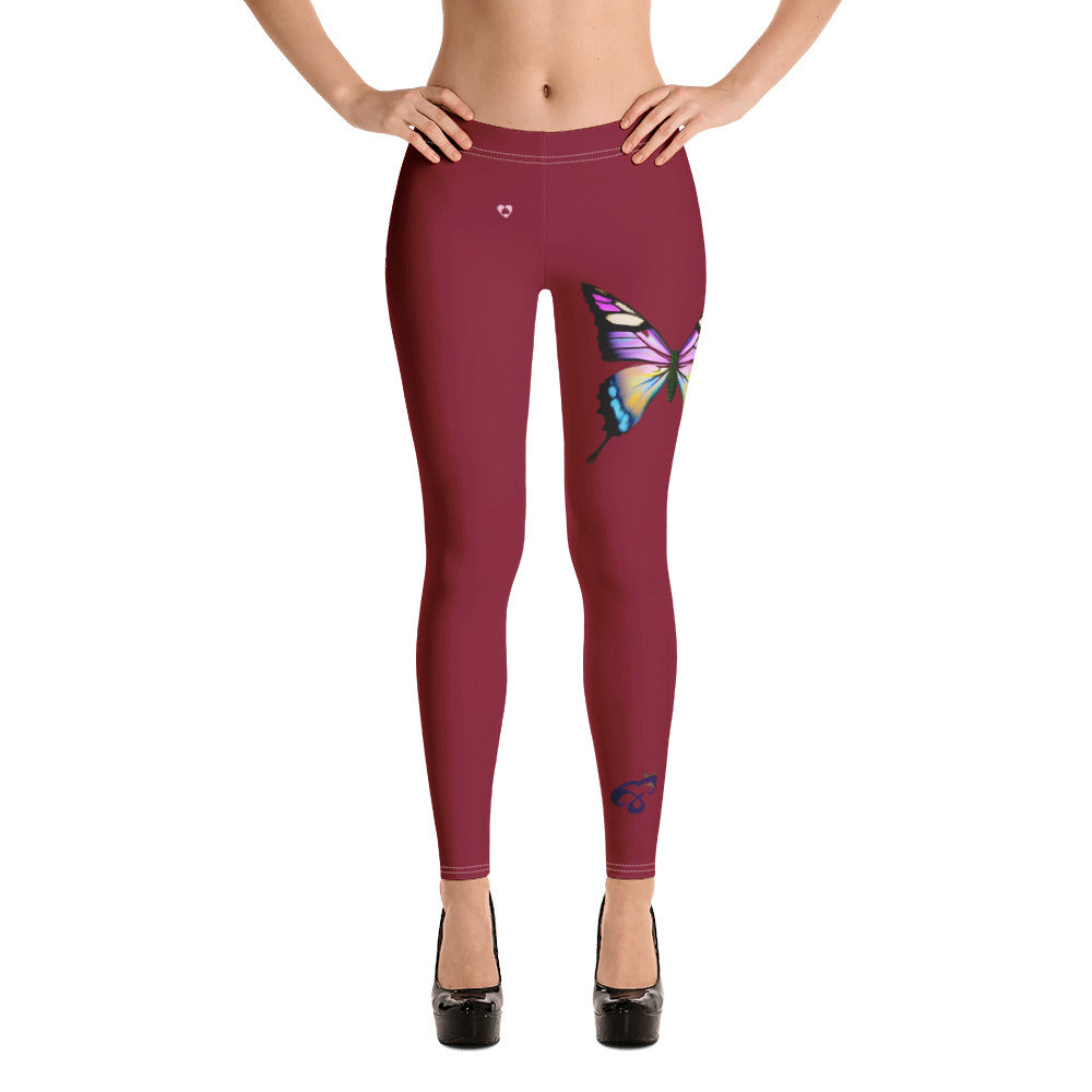 BURGUNDY ARIES LEGGINGS NINAH 14