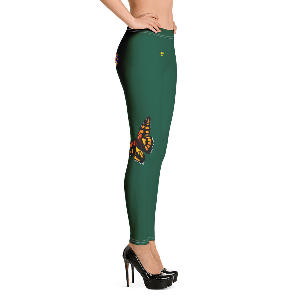 BRITISH RACING GREEN CANCER LEGGINGS NINAH 12