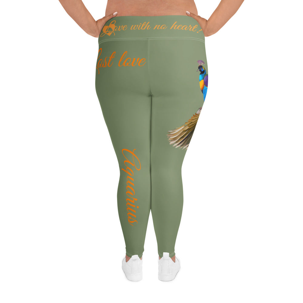 CAMOUFLAGE AQUARIUS PLUS SIZE LEGGINGS NINAH 1