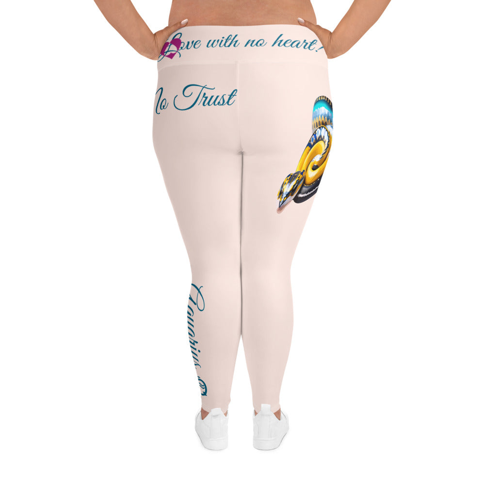 WISP PINK AQUARIUS PLUS SIZE LEGGINGS NINAH 2