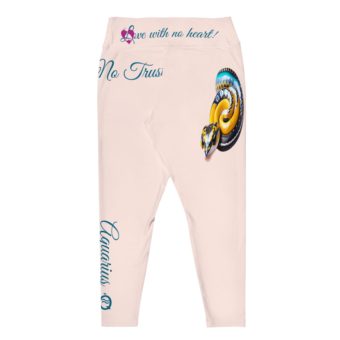 WISP PINK AQUARIUS PLUS SIZE LEGGINGS NINAH 2