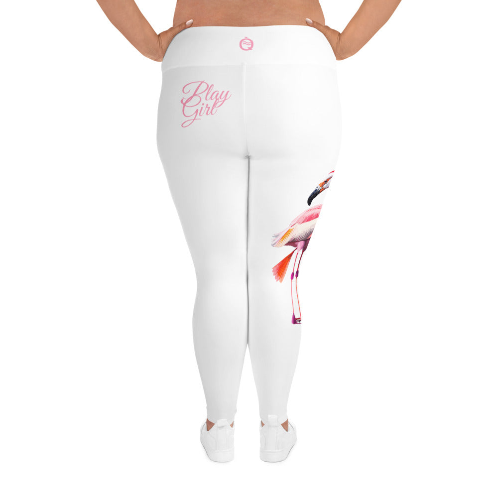 WHITE AQUARIUS PLUS SIZE LEGGINGS NINAH 4