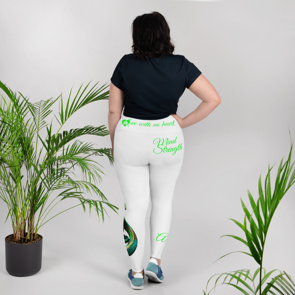 WHITE ARIES PLUS SIZE LEGGINGS NINAH 4