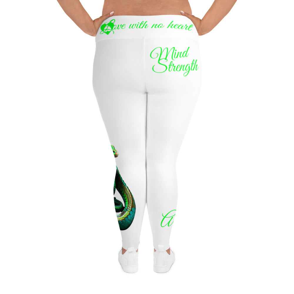 WHITE ARIES PLUS SIZE LEGGINGS NINAH 4