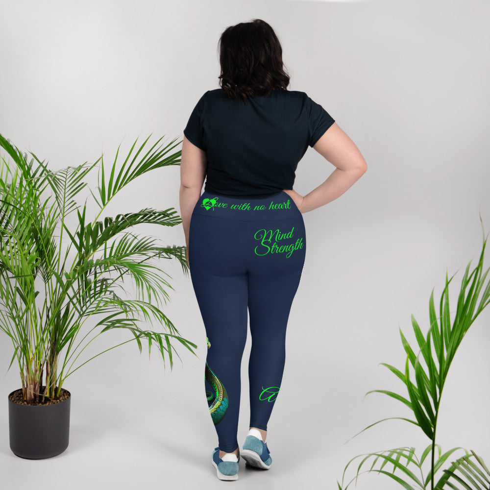 NAVY ARIES PLUS SIZE LEGGINGS NINAH 4