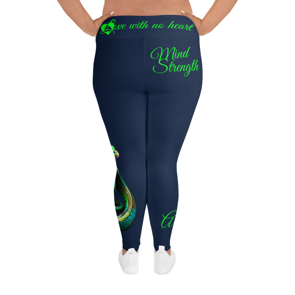 NAVY ARIES PLUS SIZE LEGGINGS NINAH 4