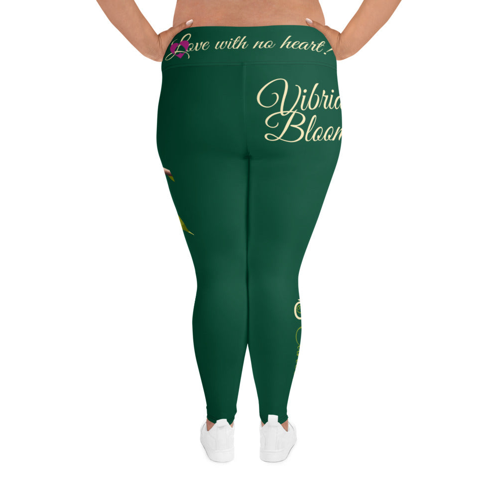 BRITISH RACING GREEN CANCER PLUS SIZE LEGGINGS NINAH 3