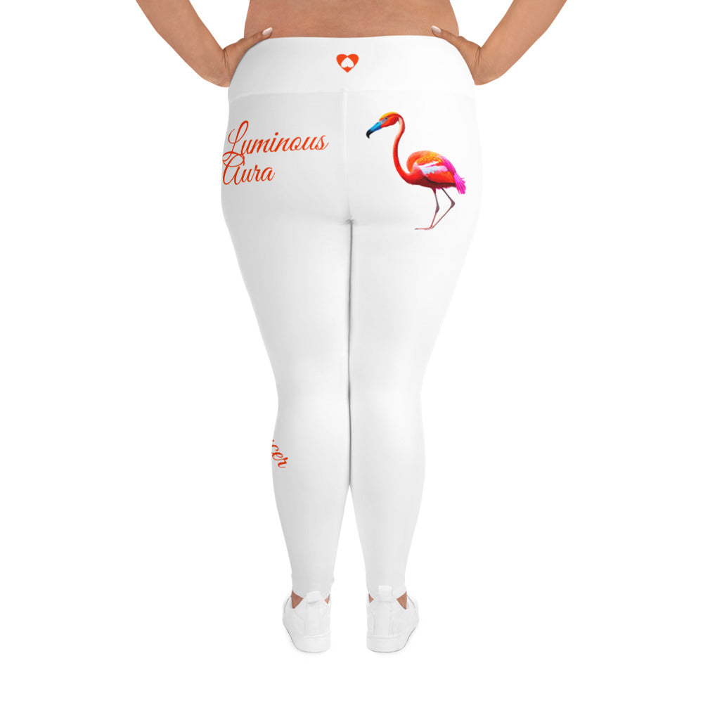 WHITE CANCER PLUS SIZE LEGGINGS NINAH 4