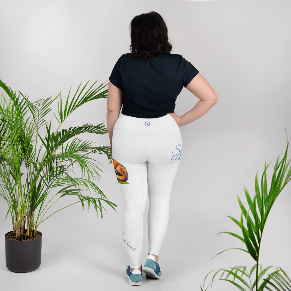 WHITE CAPRICORN PLUS SIZE LEGGINGS NINAH 2