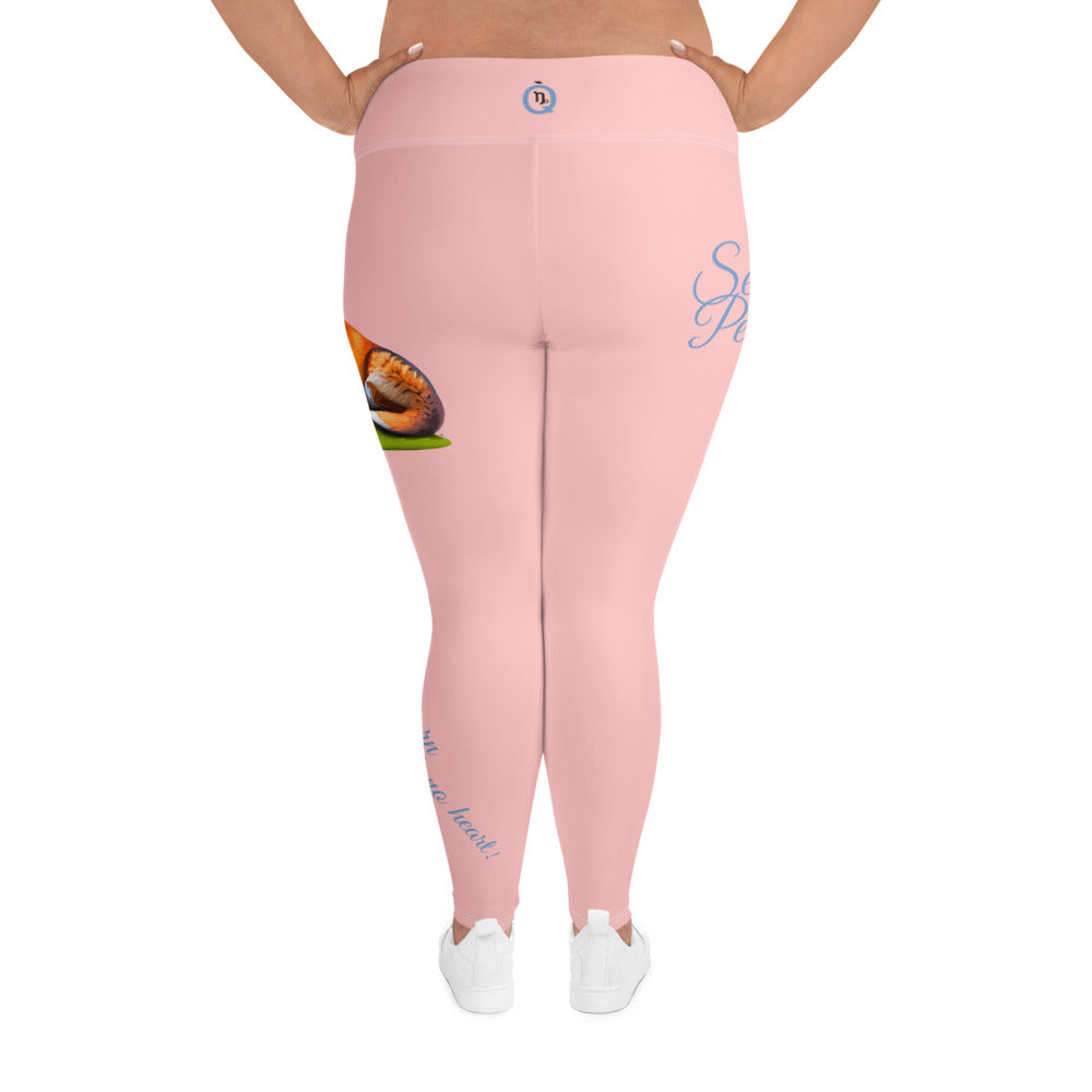 YOUR PINK CAPRICORN PLUS SIZE LEGGINGS NINAH 2