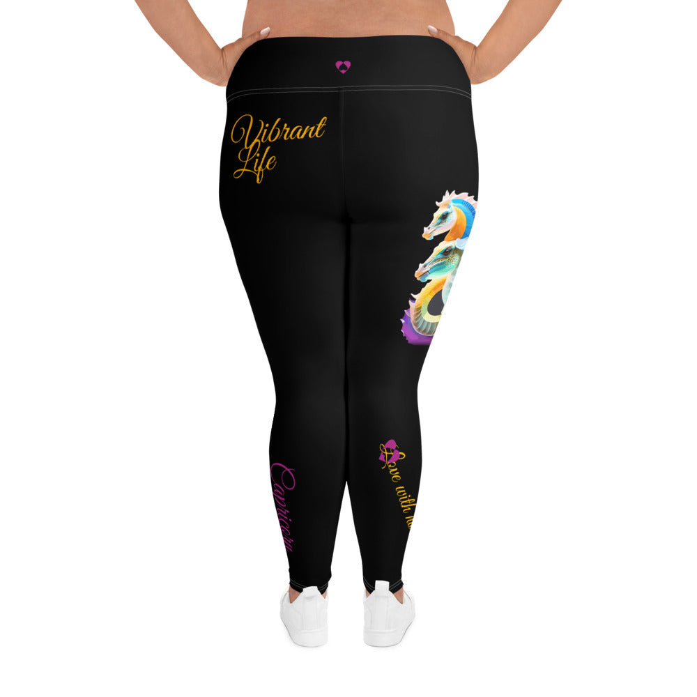 BLACK CAPRICORN PLUS SIZE LEGGINGS NINAH 4