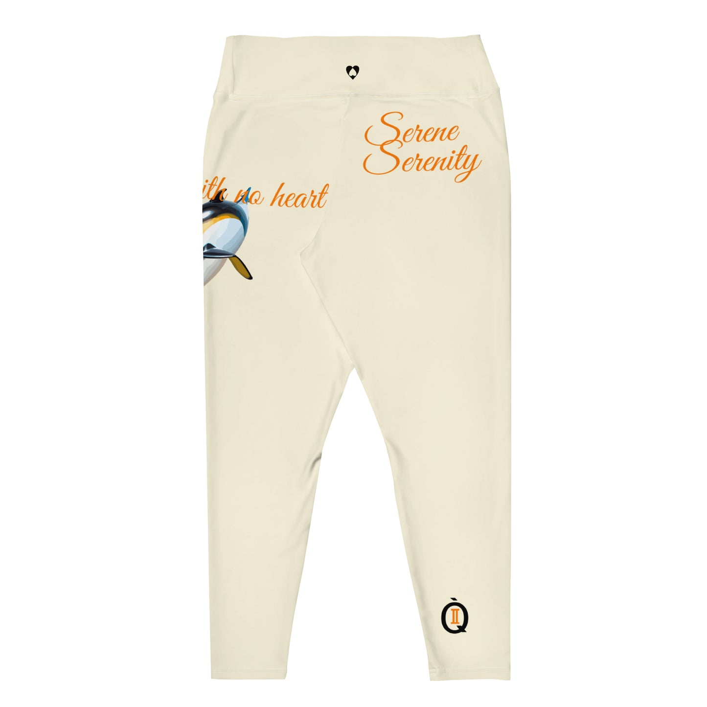 APRICOT WHITE GEMINI PLUS SIZE LEGGINGS NINAH 1