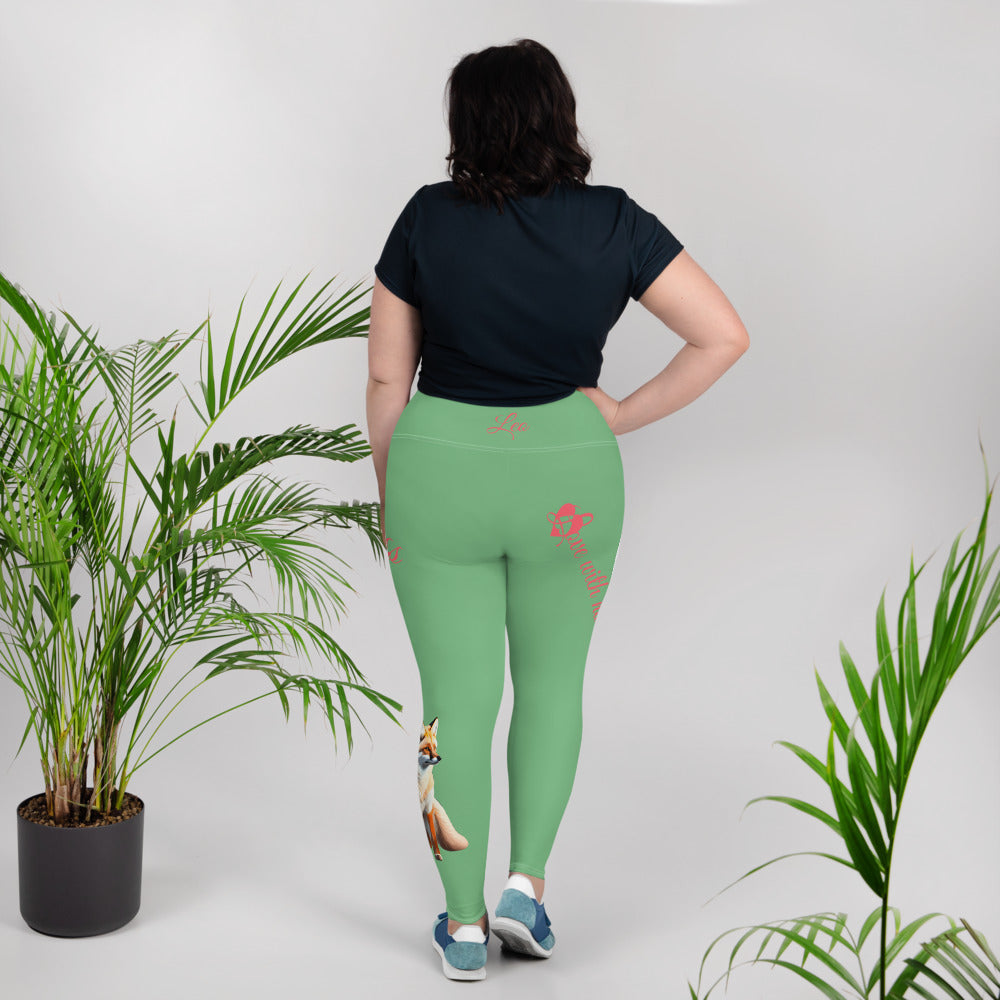 BAY LEAF LEO PLUS SIZE LEGGINGS NINAH 1