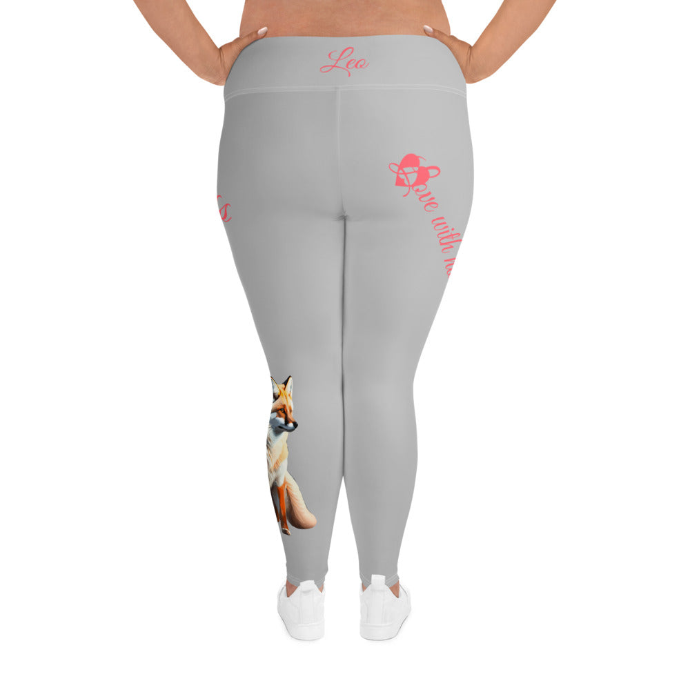 SILVER LEO PLUS SIZE LEGGINGS NINAH 1