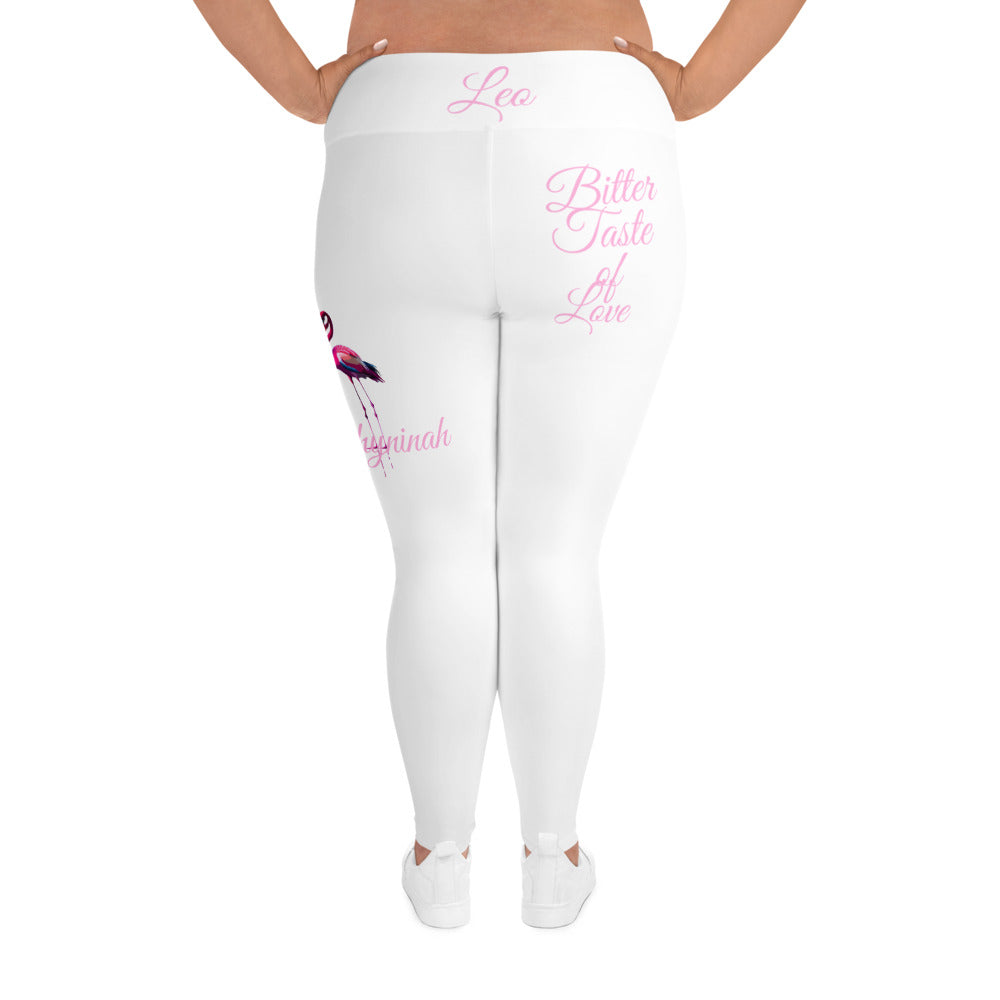 WHITE LEO PLUS SIZE LEGGINGS NINAH 3