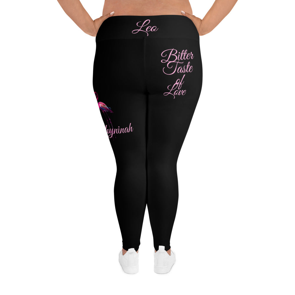 BLACK LEO PLUS SIZE LEGGINGS NINAH 3