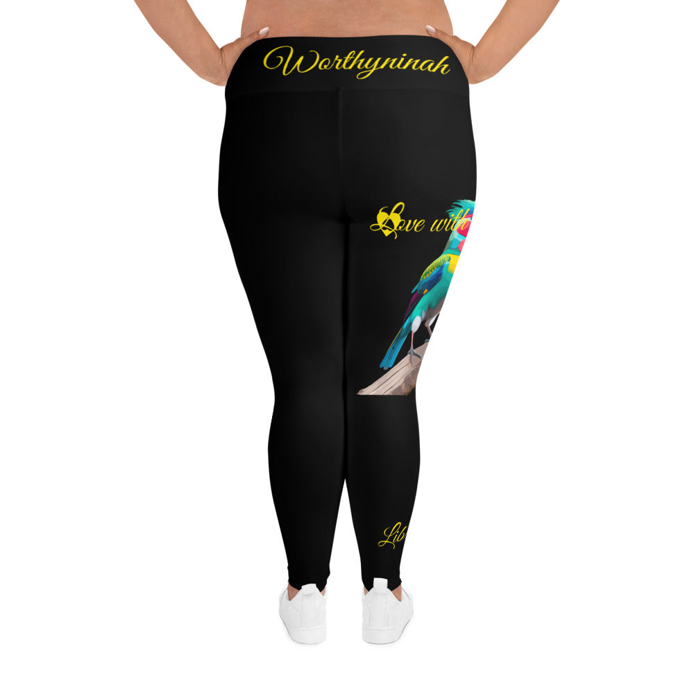 BLACK LIBRA PLUS SIZE LEGGINGS NINAH 2