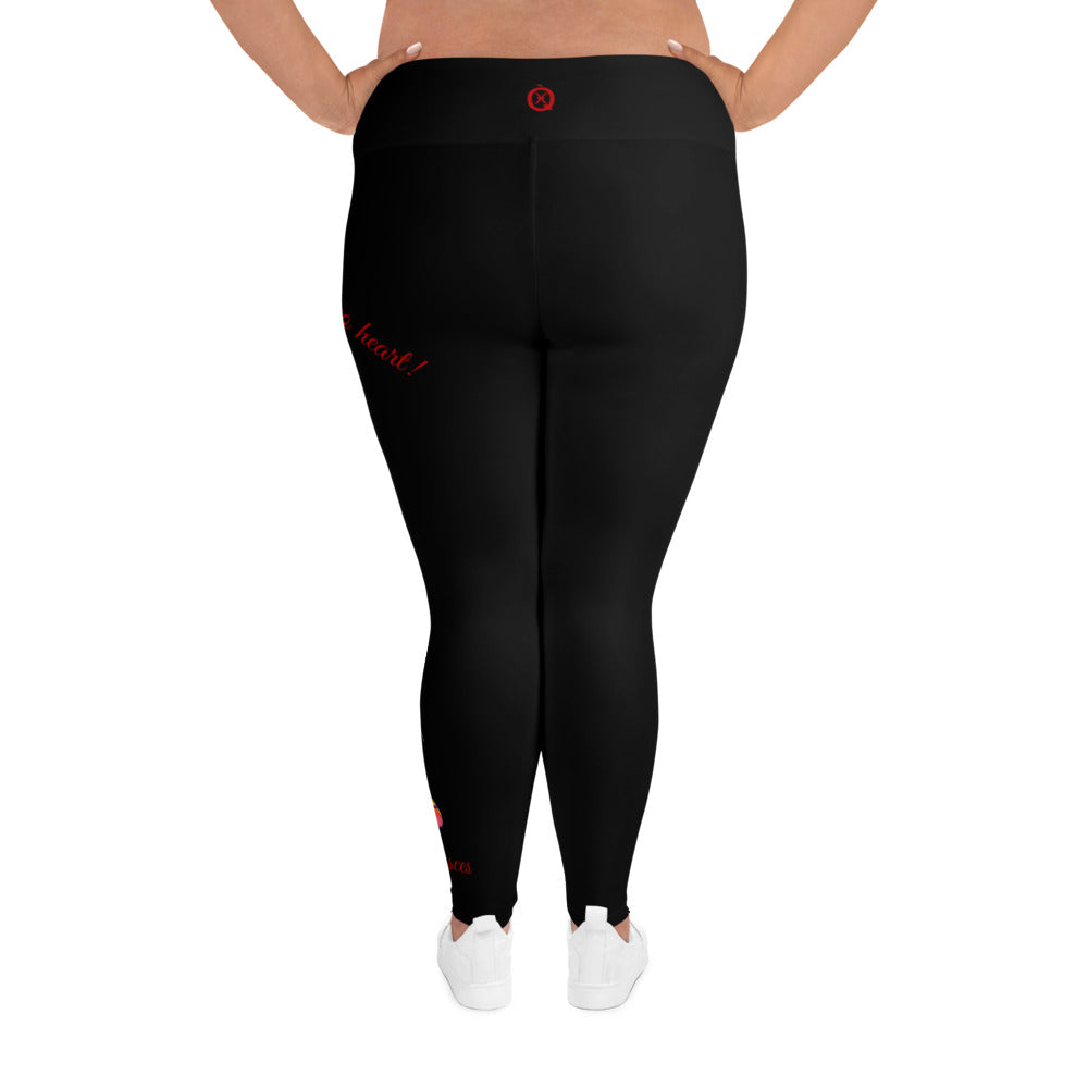 BLACK PISCES PLUS SIZE LEGGINGS NINAH 3