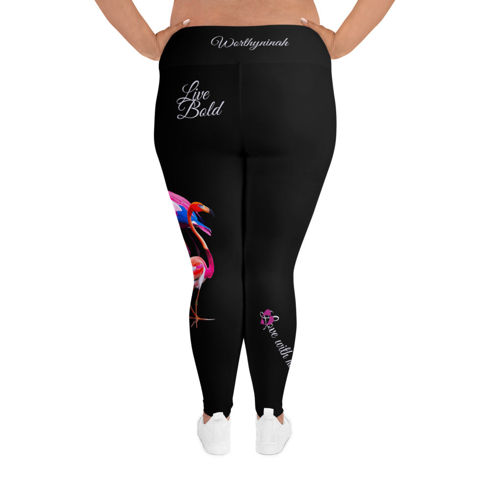 BLACK SAGITTARIUS PLUS SIZE LEGGINGS NINAH 3