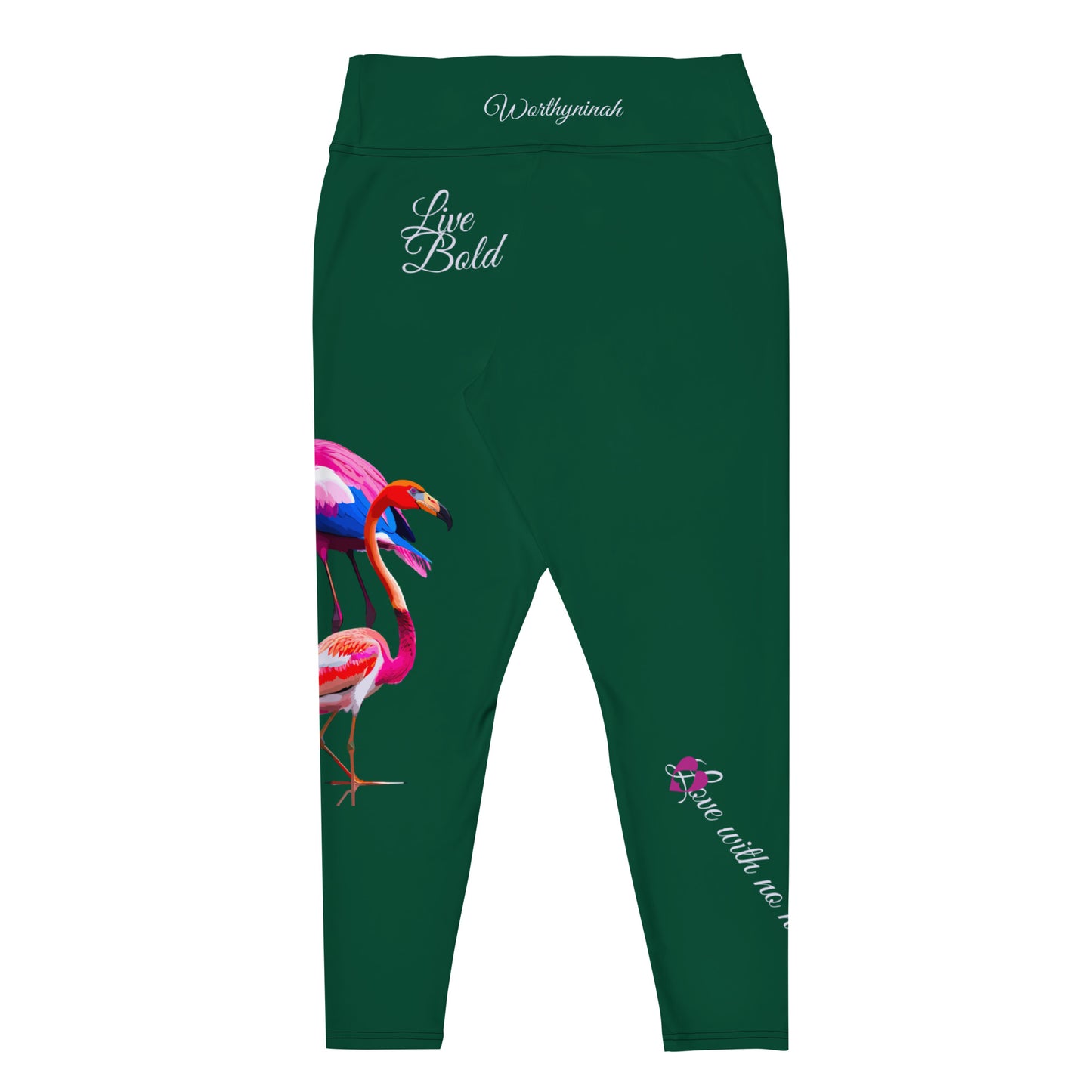 BRITISH RACING GREEN SAGITTARIUS PLUS SIZE LEGGINGS NINAH 3