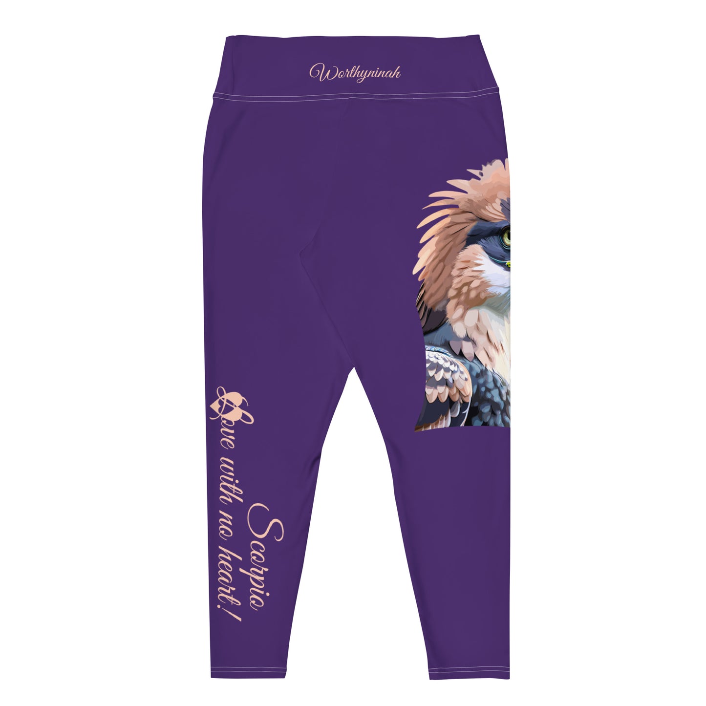 PURPLE SCORPIO PLUS SIZE LEGGINGS NINAH 2