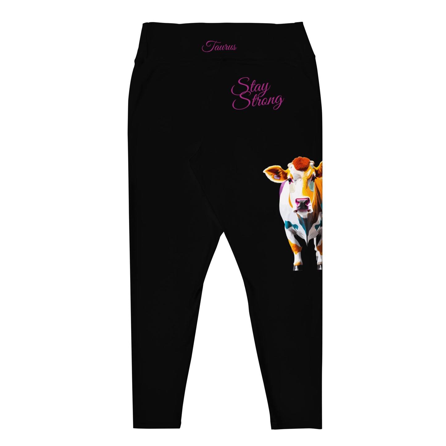 BLACK TAURUS PLUS SIZE LEGGINGS NINAH 1