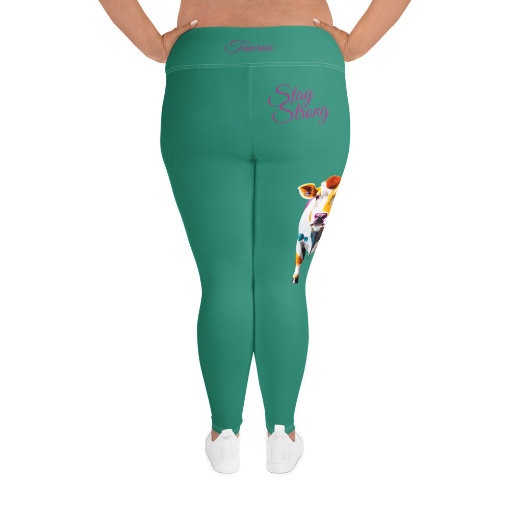 ELF GREEN TAURUS PLUS SIZE LEGGINGS NINAH 1