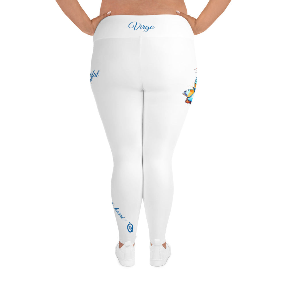 WHITE VIRGO PLUS SIZE LEGGINGS NINAH 1