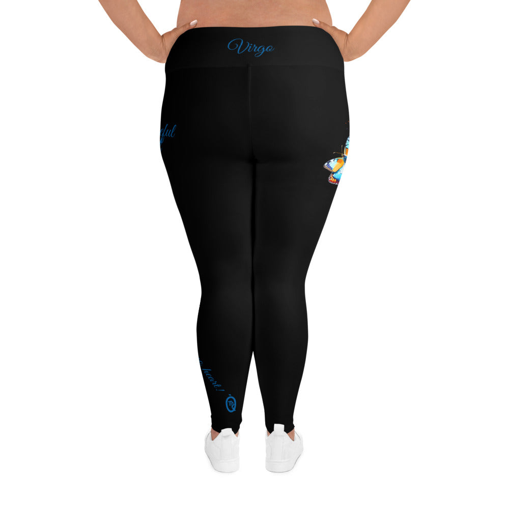 BLACK VIRGO PLUS SIZE LEGGINGS NINAH 1