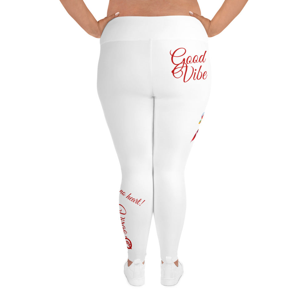 WHITE VIRGO PLUS SIZE LEGGINGS NINAH 2