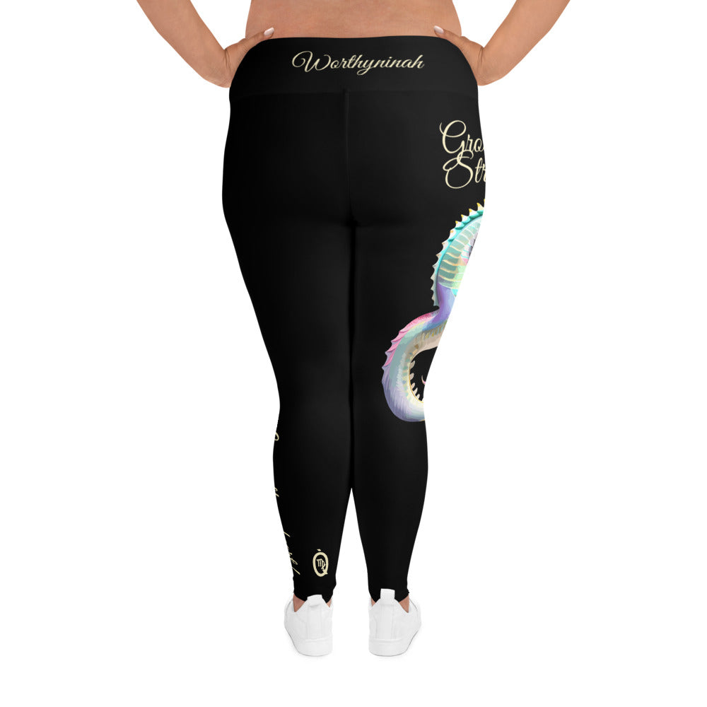 BLACK VIRGO PLUS SIZE LEGGINGS NINAH 3