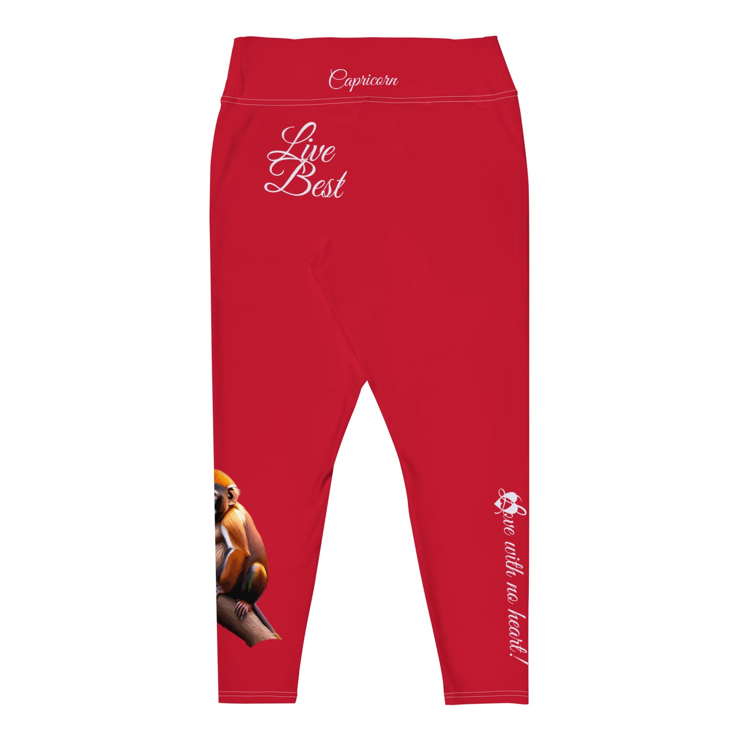 RED CAPRICORN PLUS SIZE LEGGINGS NINAH 5