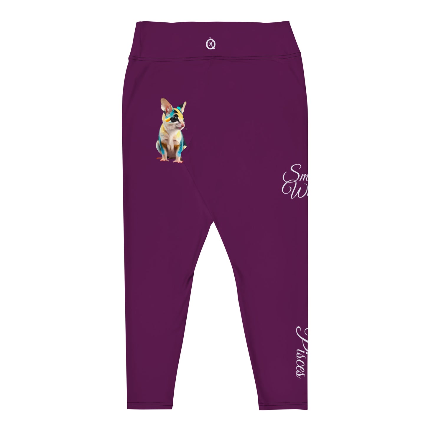 TYRIAN PURPLE PISCES PLUS SIZE LEGGINGS NINAH 5