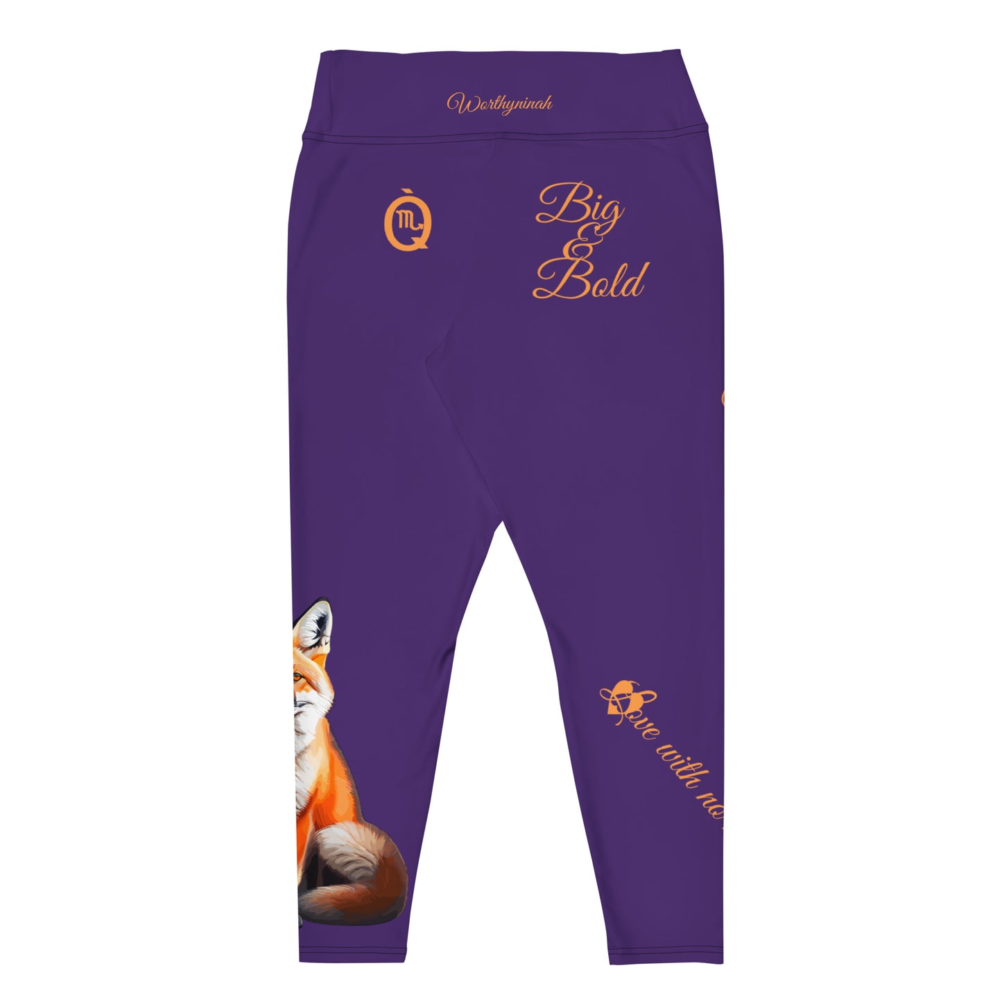 PURPLE SCORPIO PLUS SIZE LEGGINGS NINAH 5