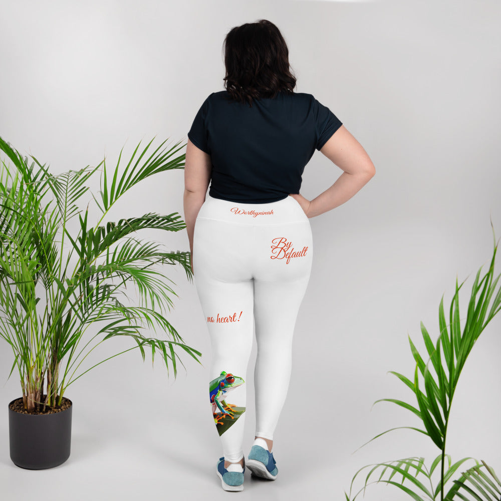 WHITE TAURUS PLUS SIZE LEGGINGS NINAH 5