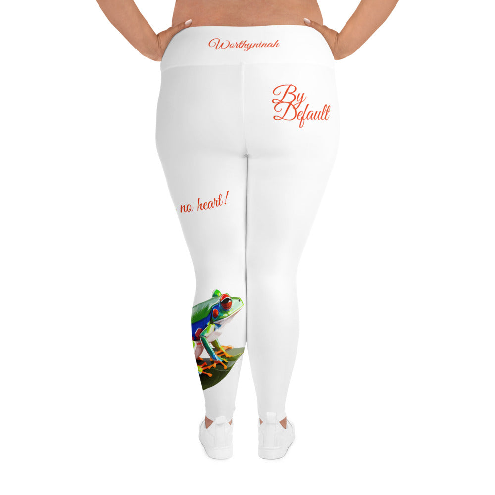 WHITE TAURUS PLUS SIZE LEGGINGS NINAH 5