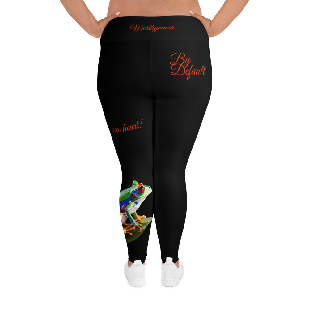 BLACK TAURUS PLUS SIZE LEGGINGS NINAH 5