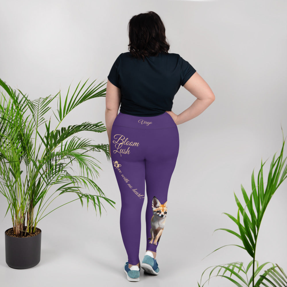 PURPLE VIRGO PLUS SIZE LEGGINGS NINAH 5