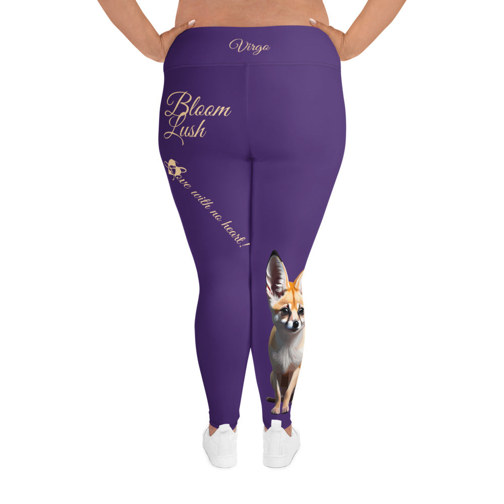 PURPLE VIRGO PLUS SIZE LEGGINGS NINAH 5