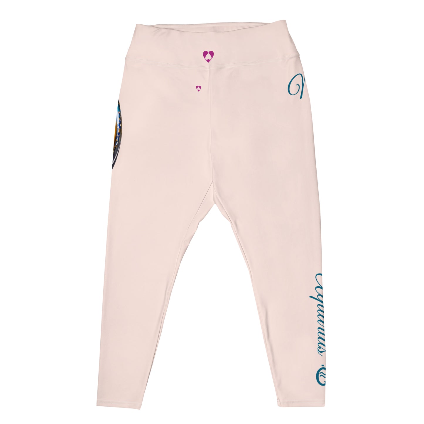 WISP PINK AQUARIUS PLUS SIZE LEGGINGS NINAH 2