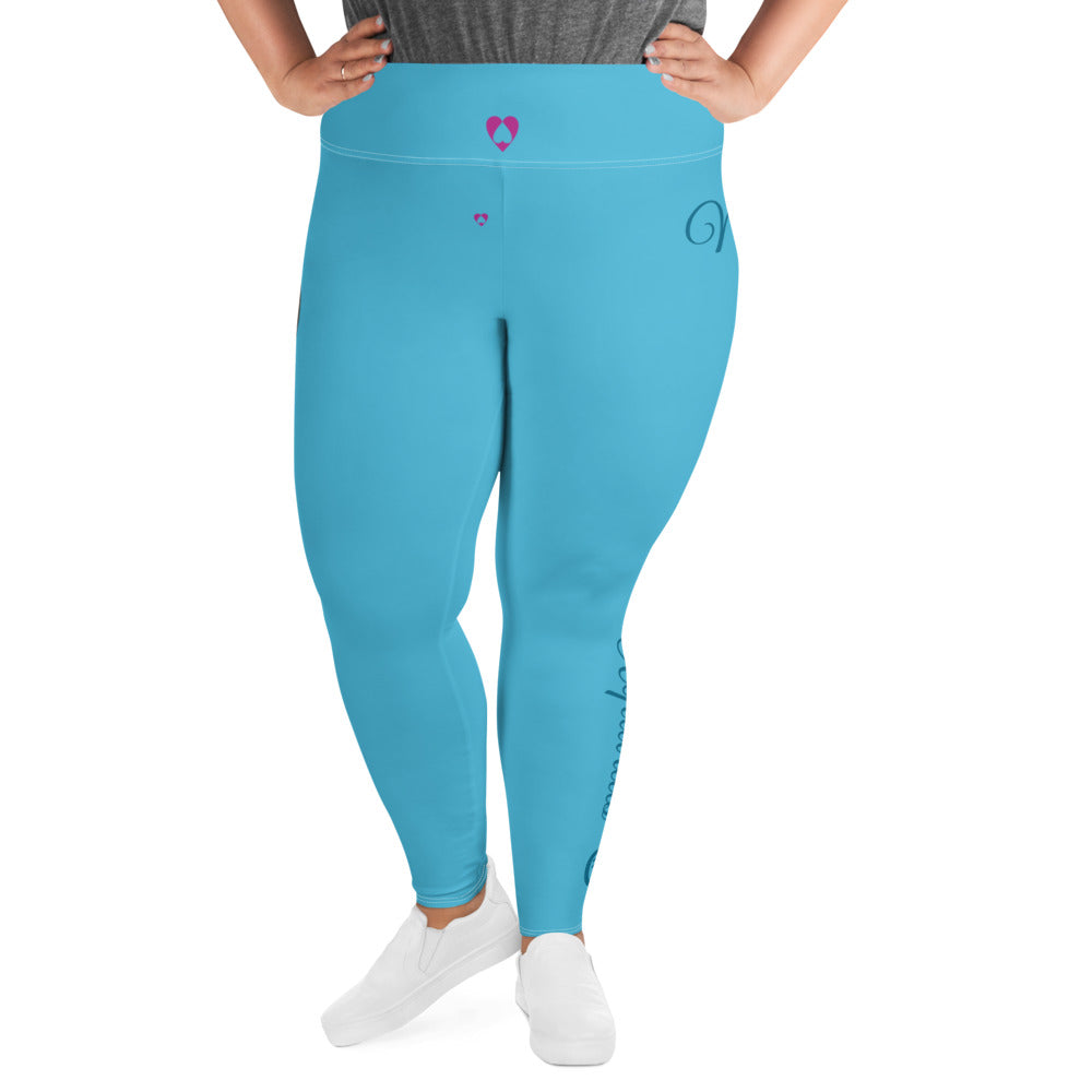 SUMMER SKY AQUARIUS PLUS SIZE LEGGINGS NINAH 2