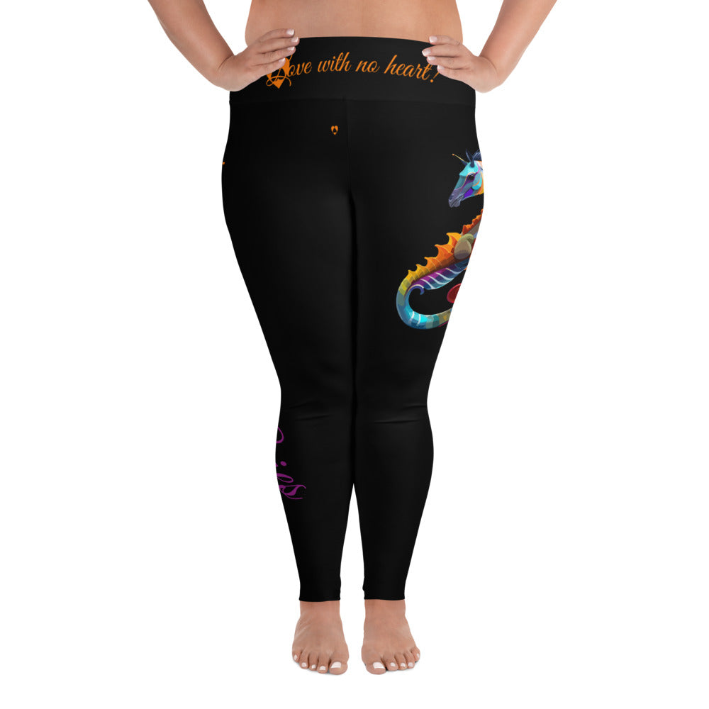 BLACK ARIES PLUS SIZE LEGGINGS NINAH 1