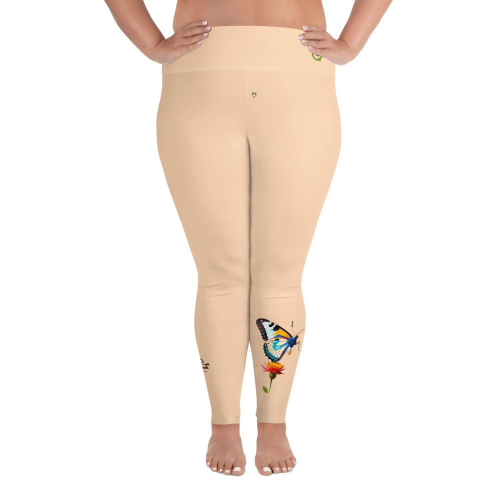 SANDY BEACH CANCER PLUS SIZE LEGGINGS NINAH 1