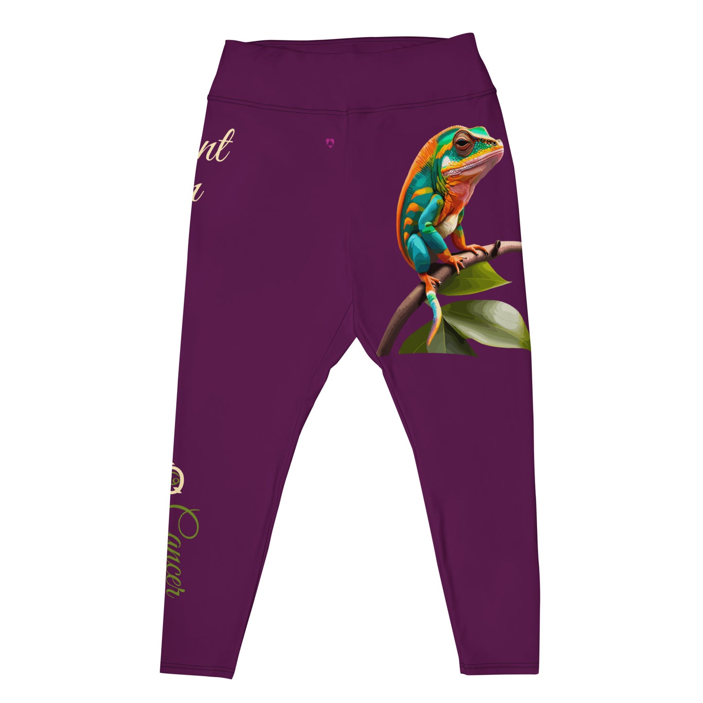 TYRIAN PURPLE CANCER PLUS SIZE LEGGINGS NINAH 3