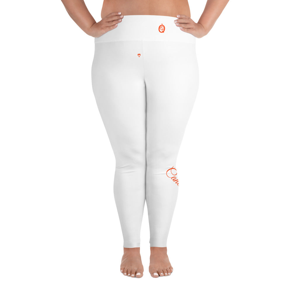 WHITE CANCER PLUS SIZE LEGGINGS NINAH 4